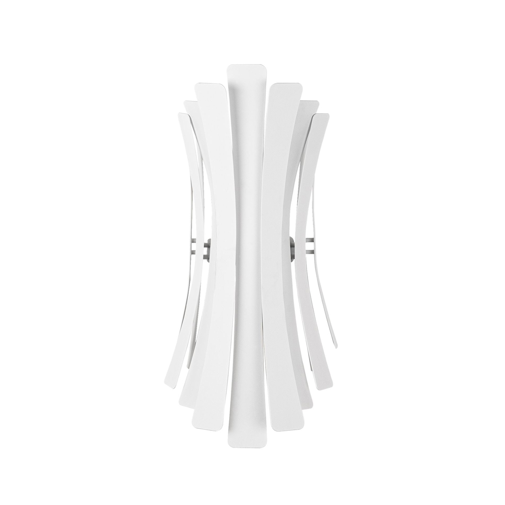 Linea Metal Wall Light in White