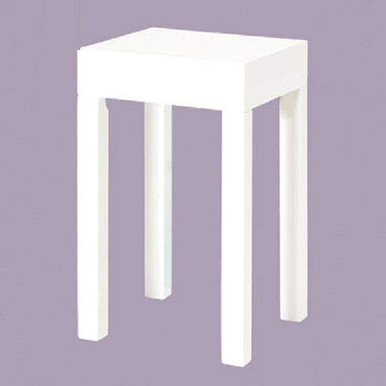 Linea Occasional Table In White High Gloss 6644 Furniture Linea Occasional Table In White High Gloss