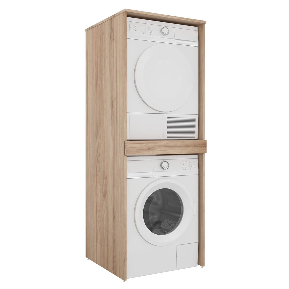 Linfa Wooden Washing Machine Cabinet in Oak