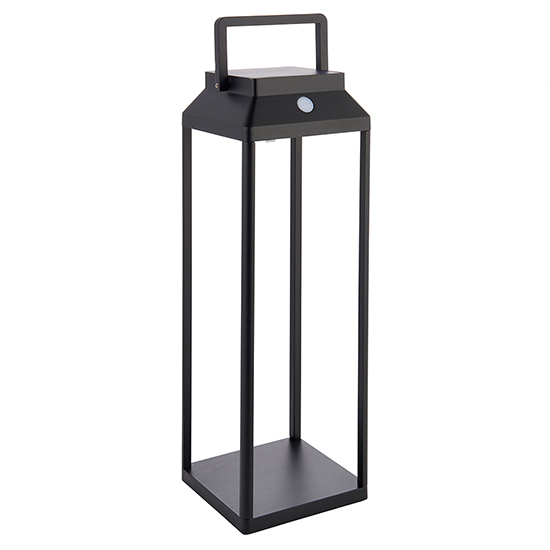 Linterna LED Large Outdoor Table Lamp In Textured Black Furniture in