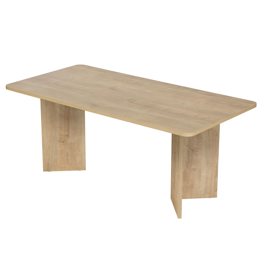 Linzor Rectangular Wooden Dining Table in Honey Oak