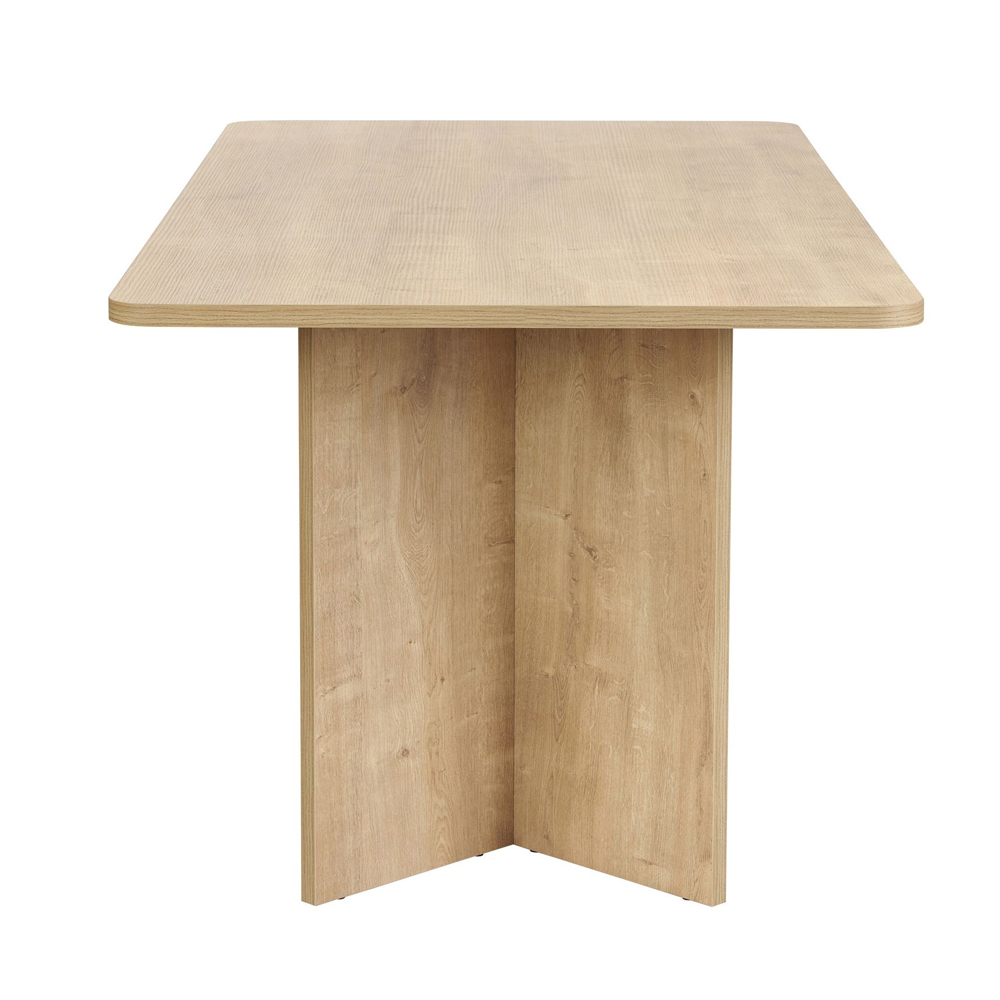 Linzor Rectangular Wooden Dining Table in Honey Oak