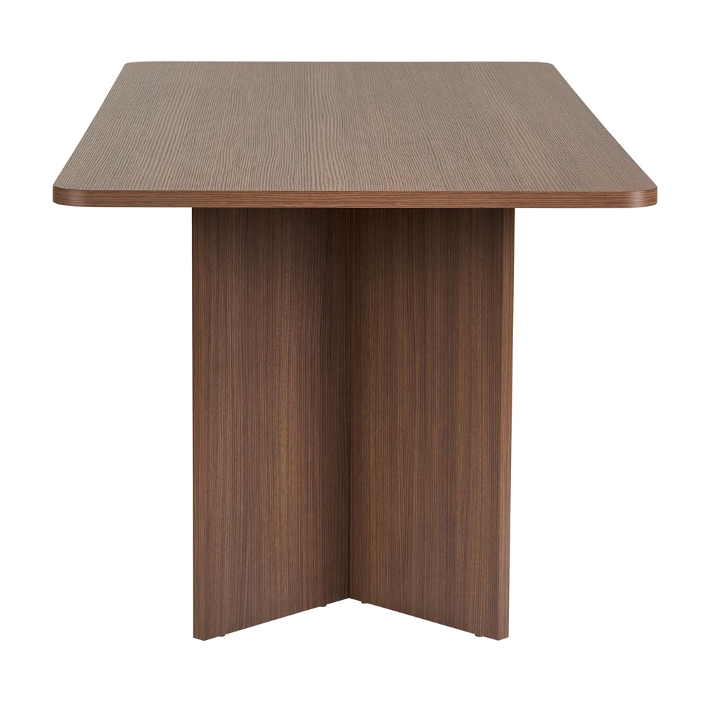 Linzor Rectangular Wooden Dining Table in Walnut