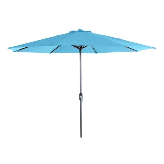 Lipeka 300cm Round Parasol In Light Blue