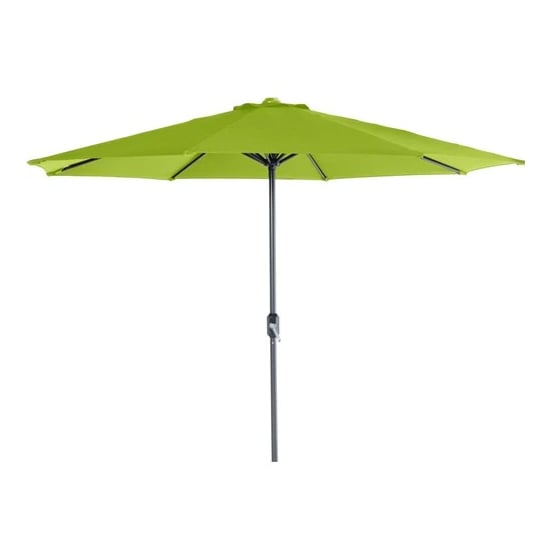 Lipeka 300cm Round Parasol In Lime Green