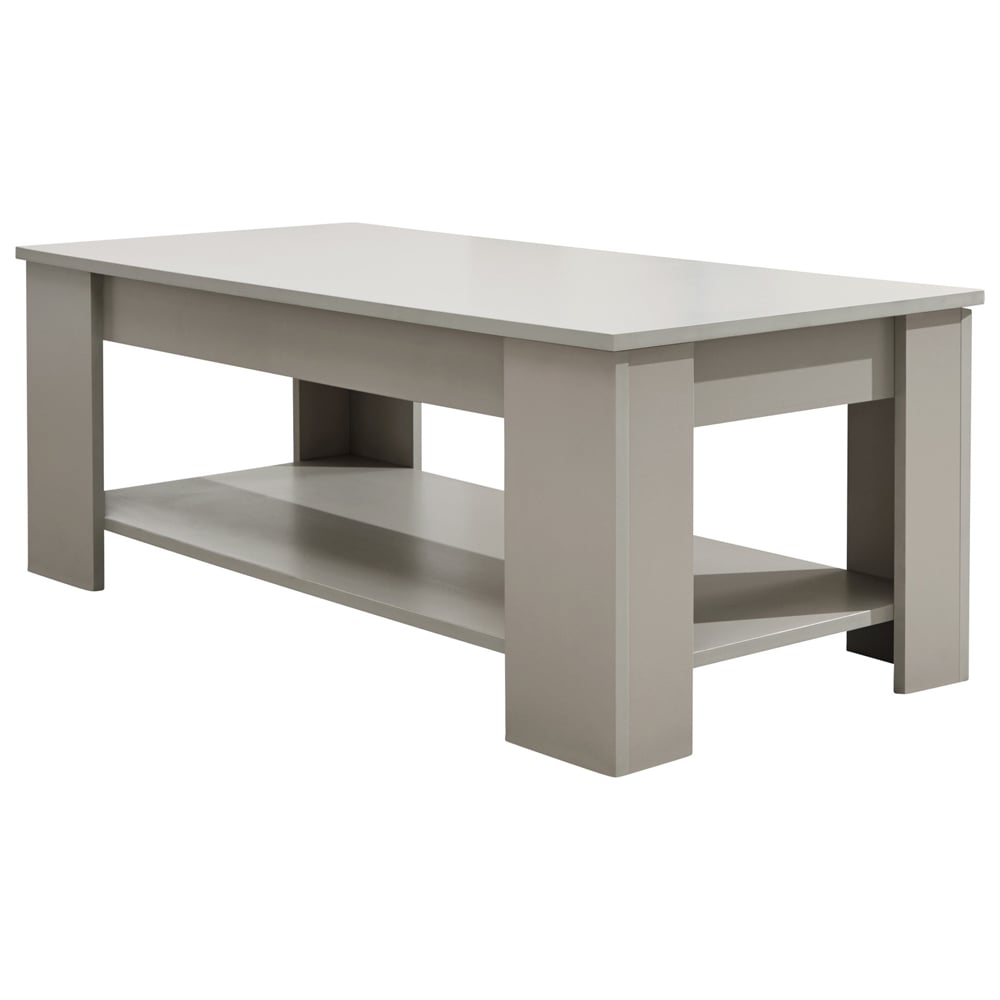 Liphook Wooden Lift Up Coffee Table In Grey