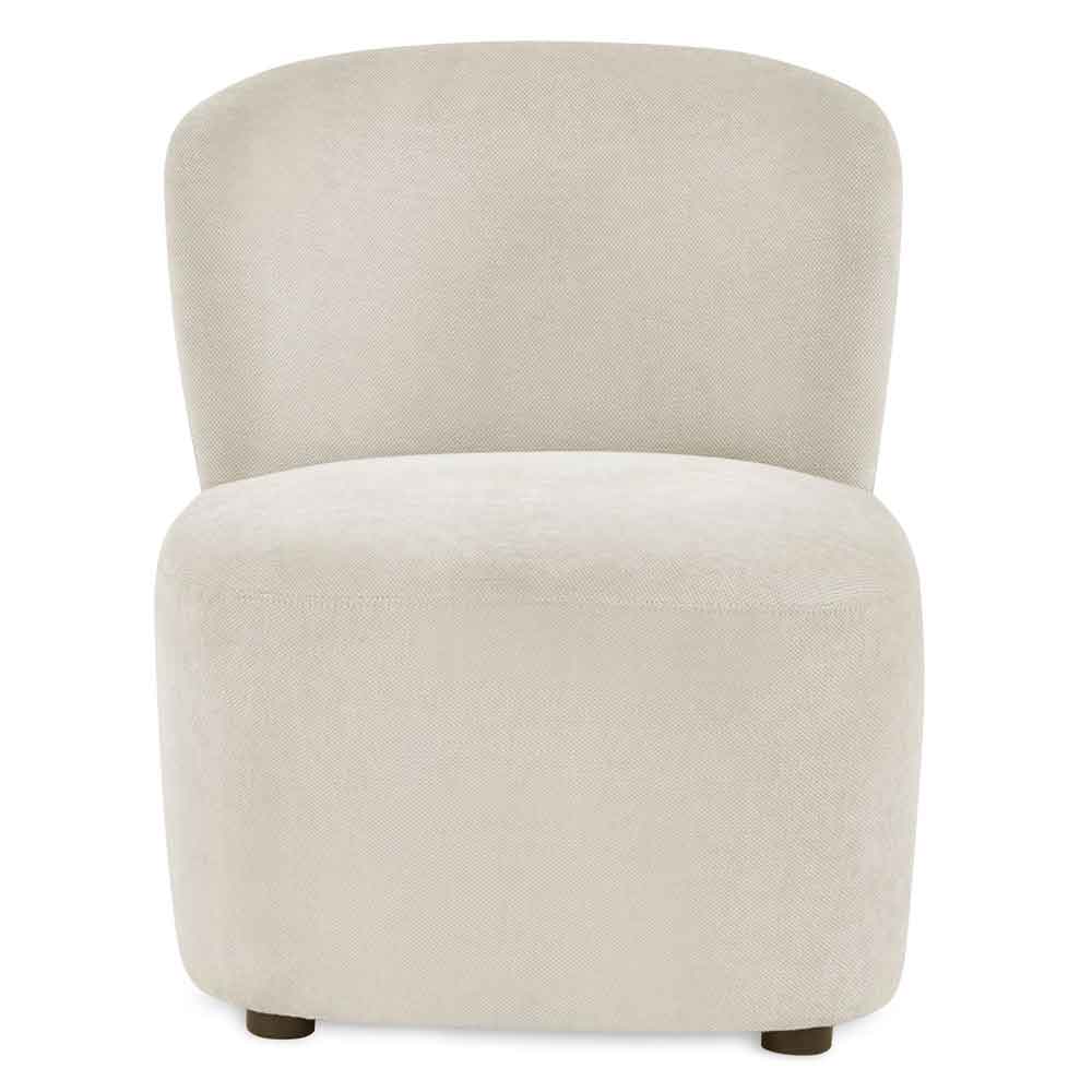 Lireva Fabric Bedroom Chair in Dune Beige