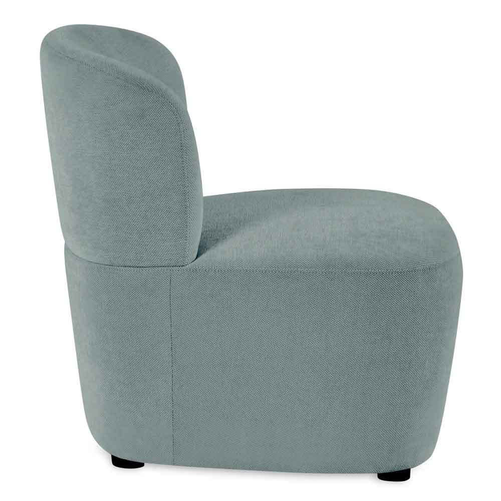 Lireva Fabric Bedroom Chair in Riviera Blue