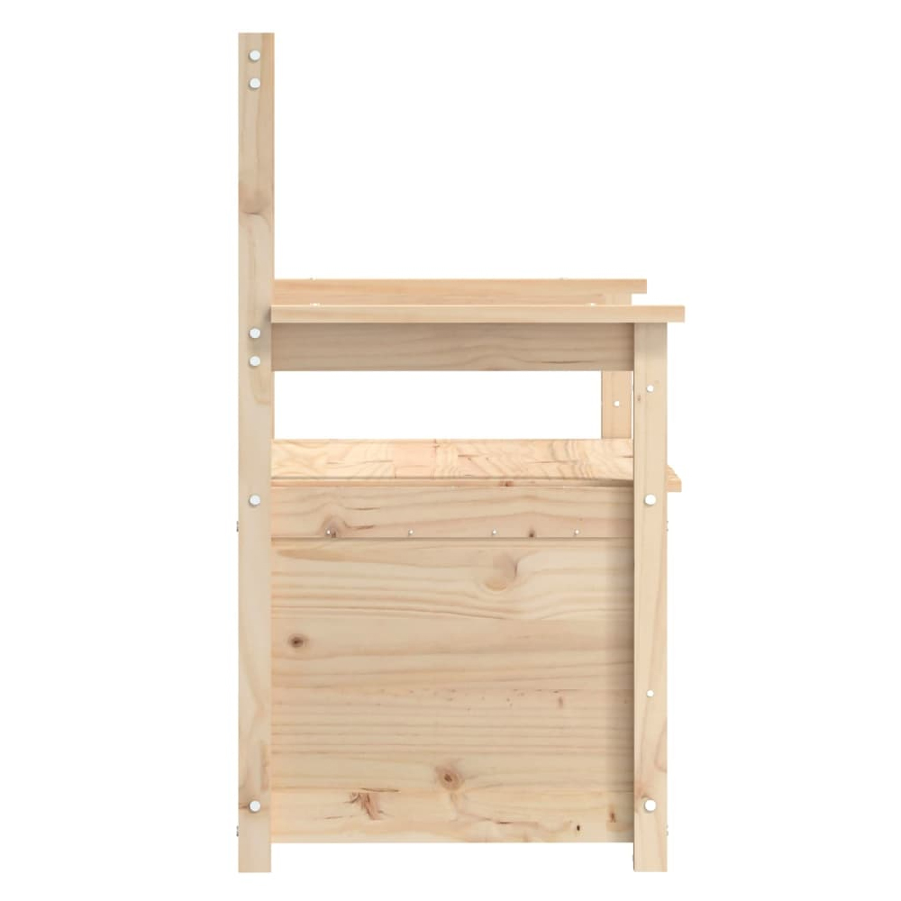 Litiz Wooden Small Hallway Storage Seating Bench In Natural