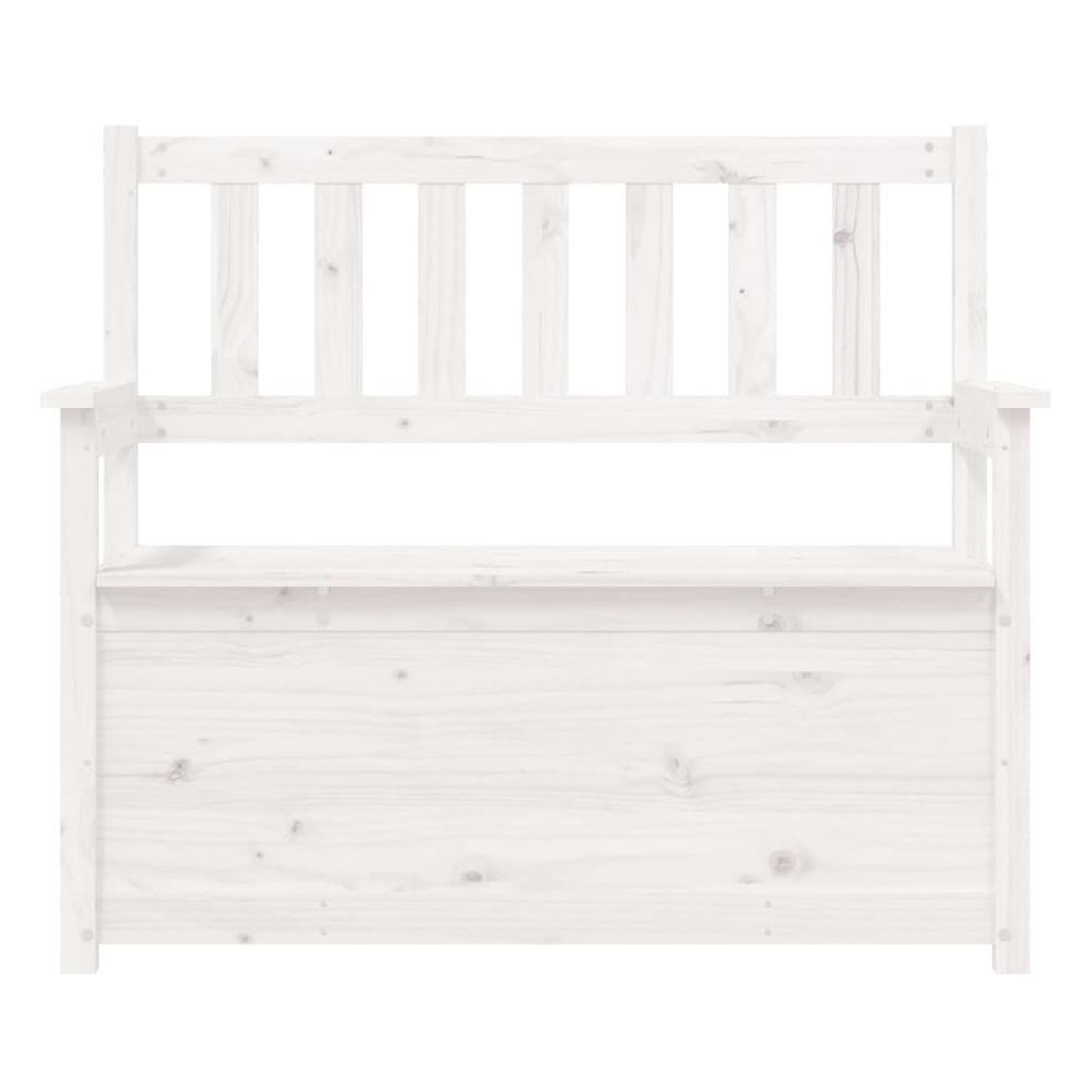 Litiz Wooden Small Hallway Storage Seating Bench In White