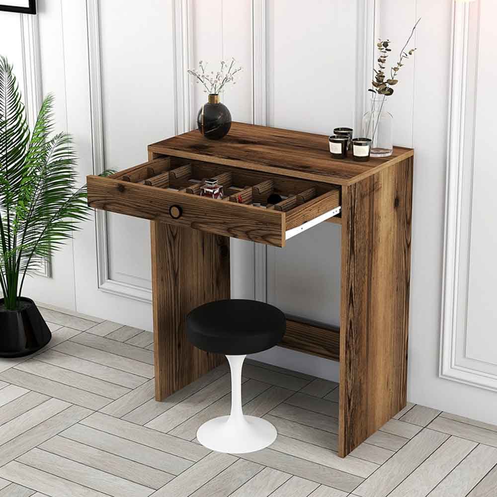 Lizbon Wooden Dressing Table in Walnut