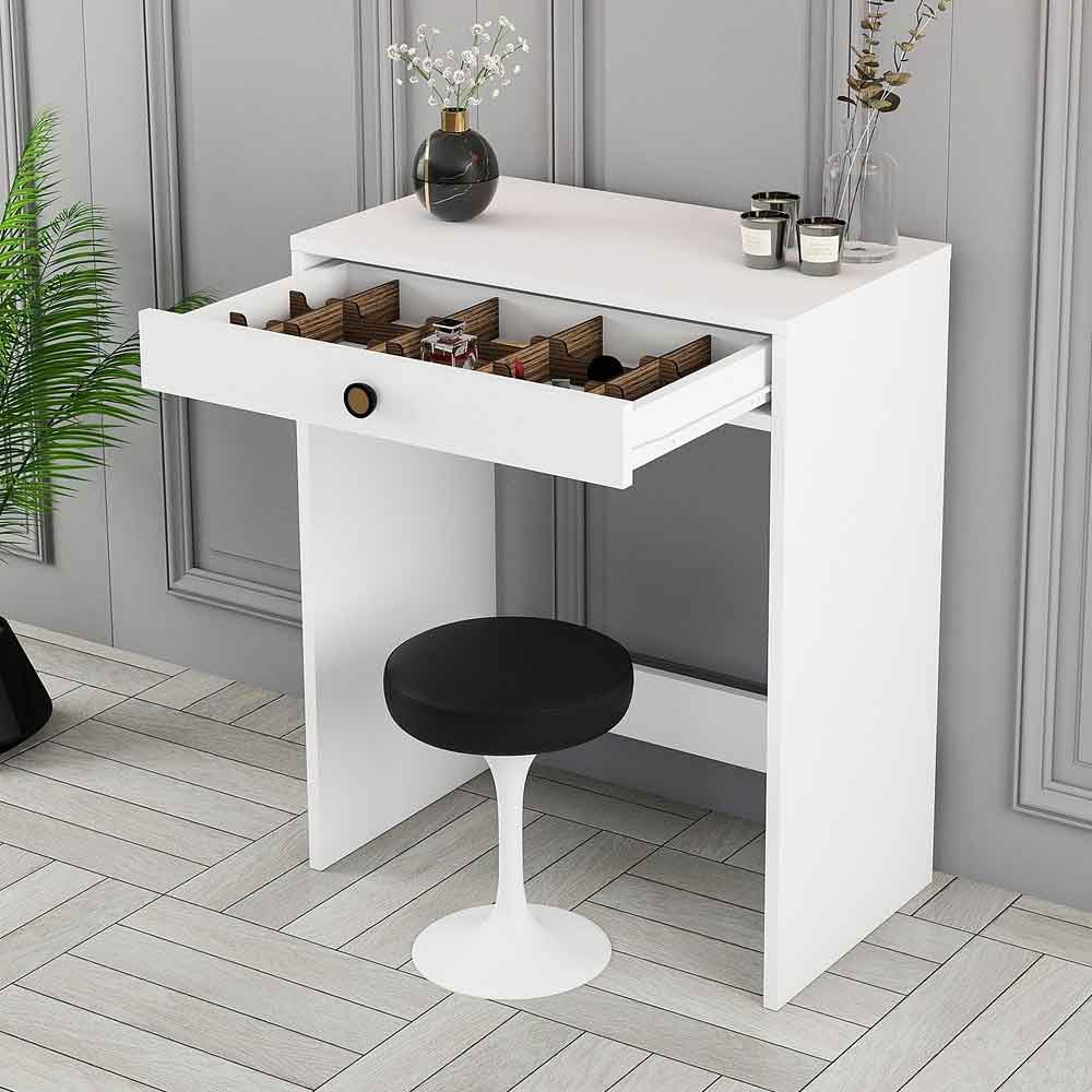 Lizbon Wooden Dressing Table in White