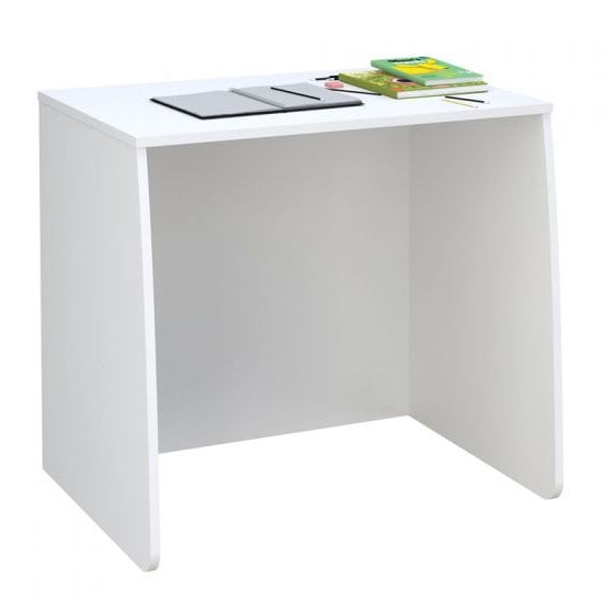 Product photograph of Loft Station Kids Writing Desk In White from Furniture in Fashion