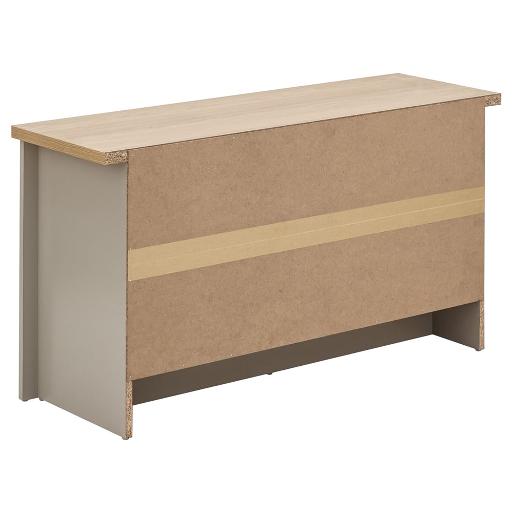 Loftus Wooden Shoe Seating Bench With 2 Shelves In Grey And Oak
