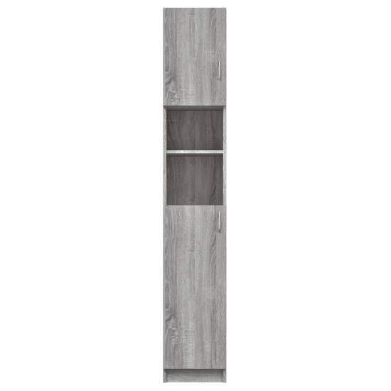 Logan Wooden Bathroom Storage In Grey Sonoma Oak Furniture in