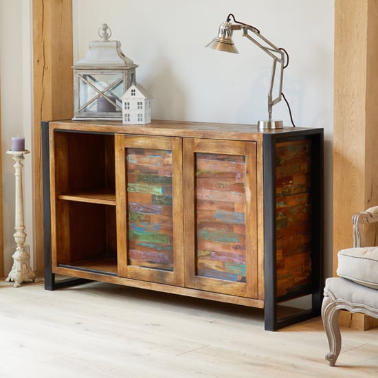 London Urban Chic Wooden 2 Doors And 4 Drawers Sideboard_3