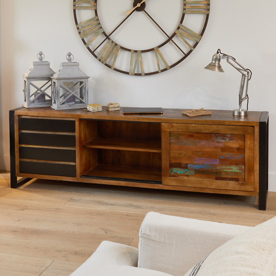 London Urban Chic Ultra Large 2 Doors And 4 Drawers Sideboard_2