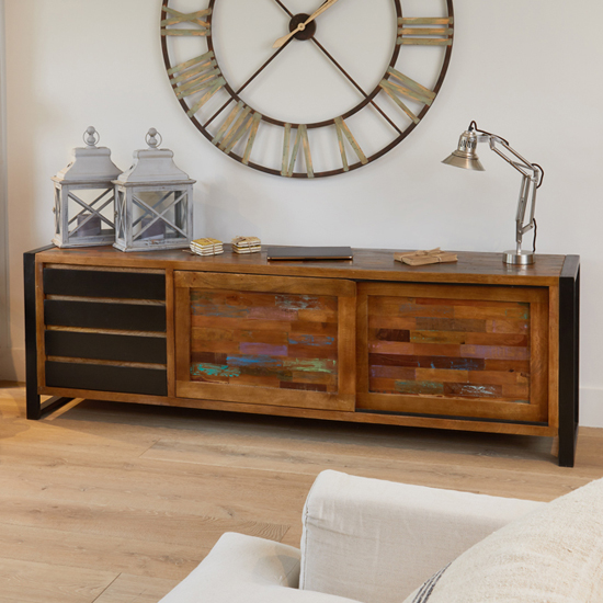 Photo of London urban chic ultra large 2 doors and 4 drawers sideboard