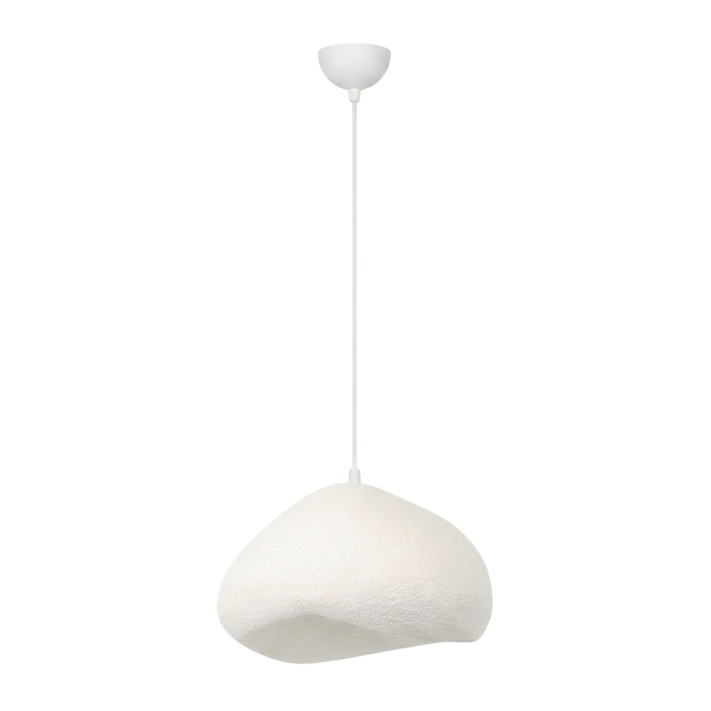 Lora Large Metal Ceiling Pendant Light in White