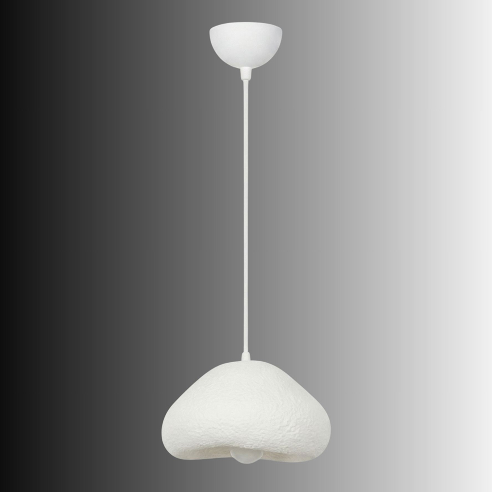 Lora Small Metal Ceiling Pendant Light in White