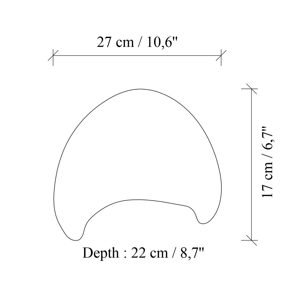 Lora Small Metal Wall Light in White