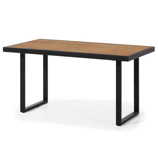 Product photograph of Lorain Wooden Coffee Table Rectangular In Lancelot Oak from Furniture in Fashion