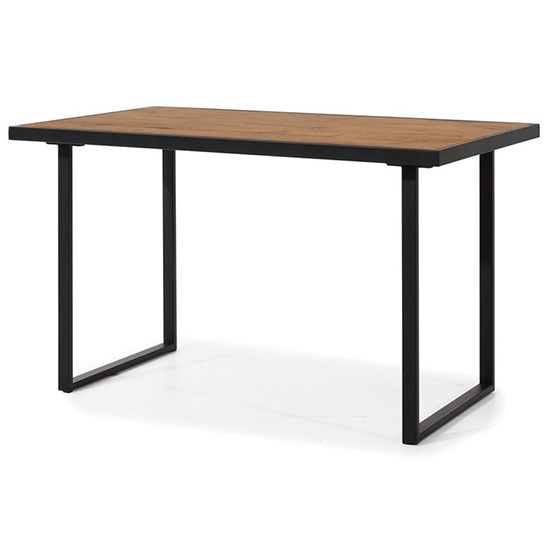 Read more about Lorain wooden dining table rectangular small in lancelot oak