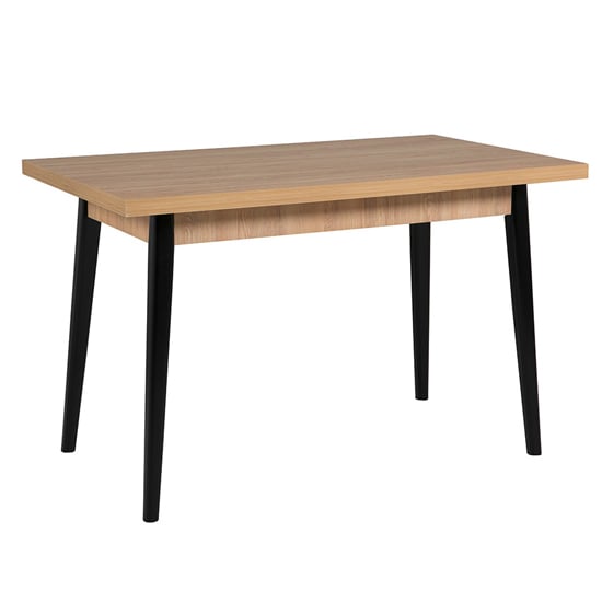 Lottie Rectangular Wooden Dining Table In Oak