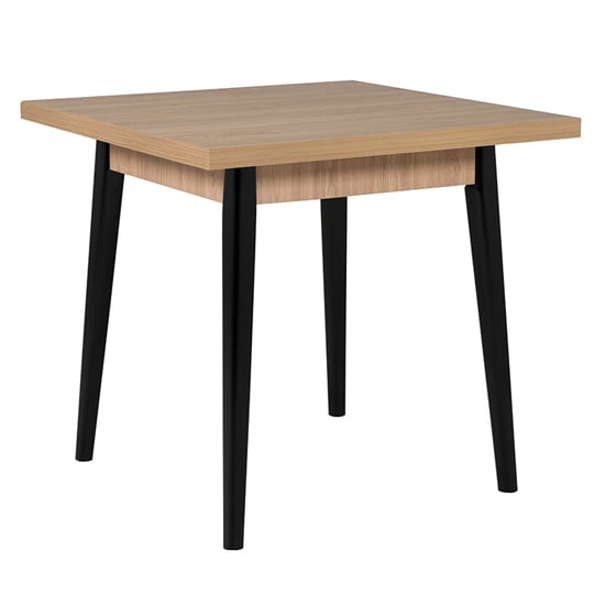 Lottie Square Wooden Dining Table In Oak