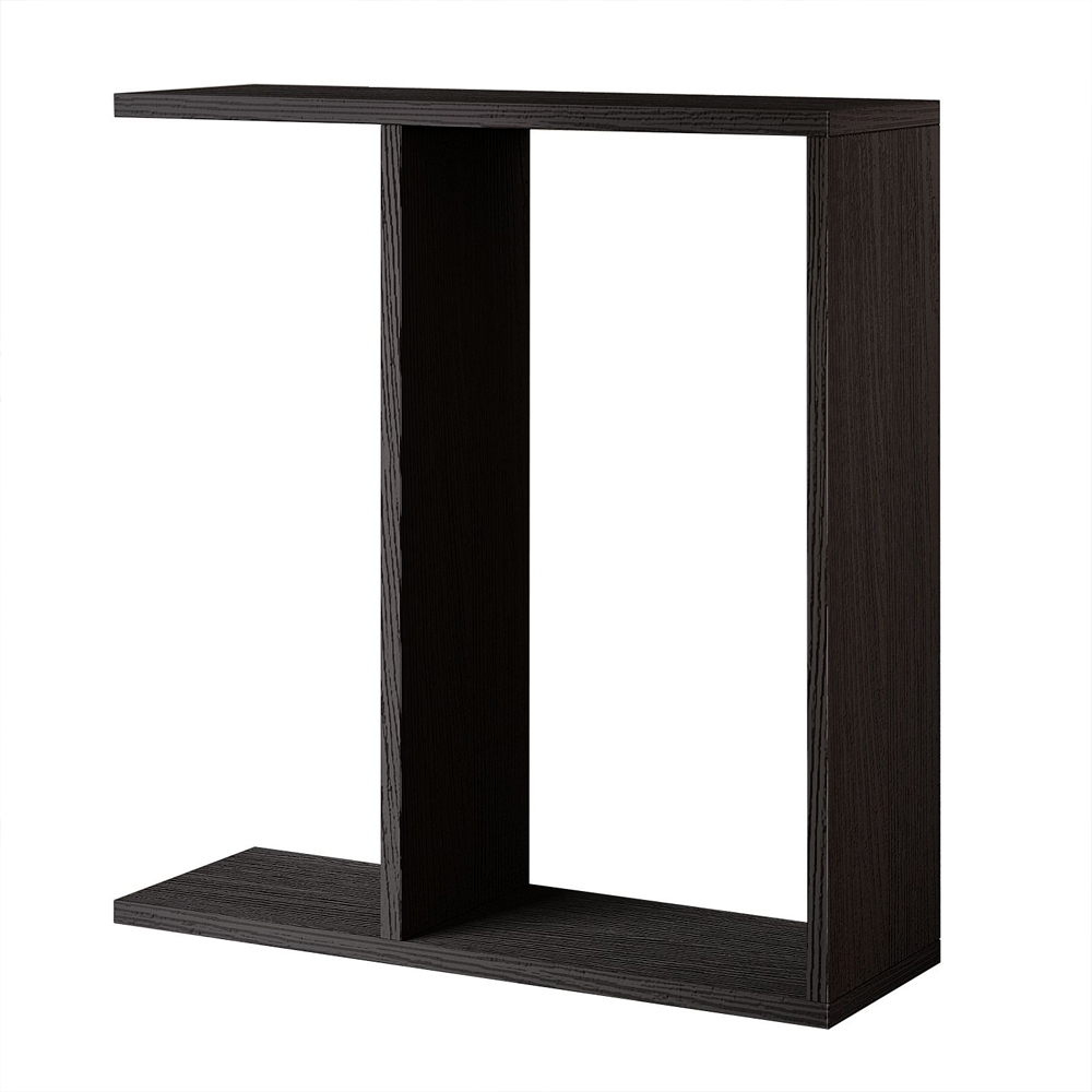 Lotus Wooden Side Table in Black