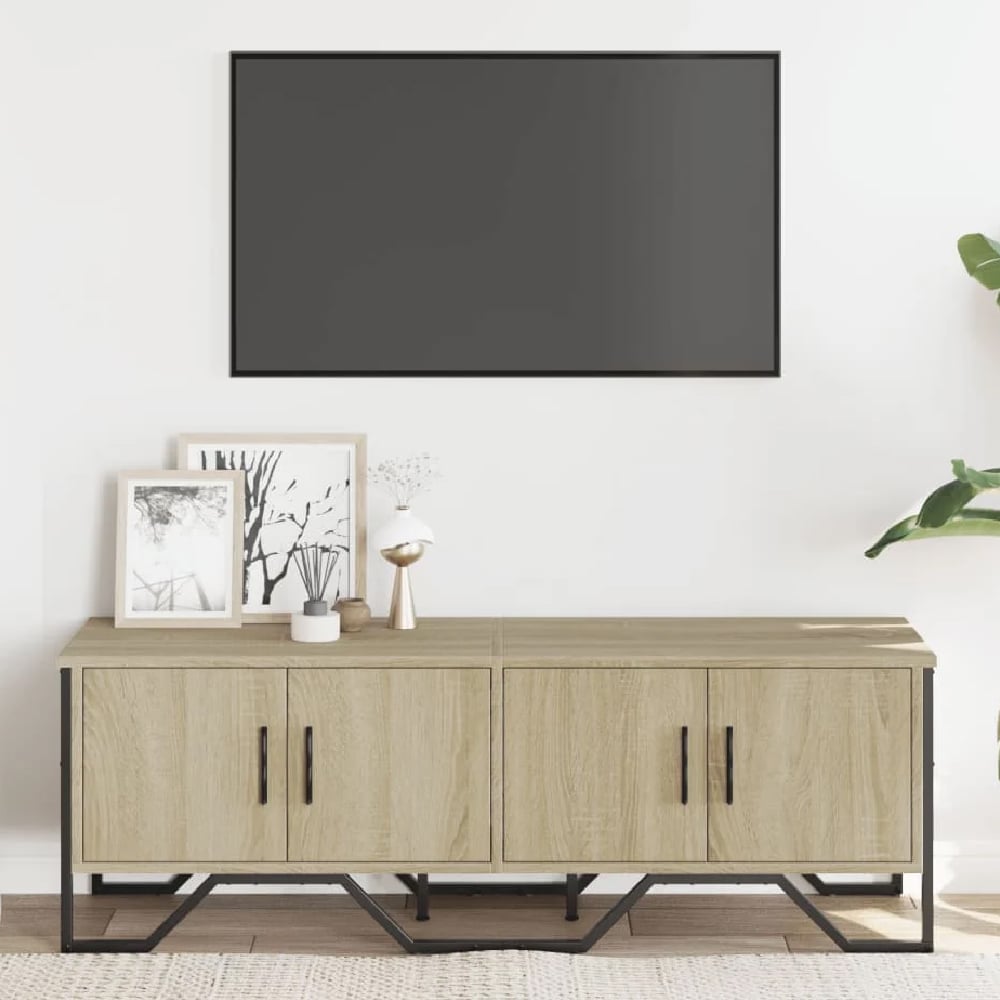 Read more about Louisa wooden tv stand with 4 doors in sonoma oak