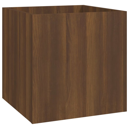 Louise Wooden Hallway Furniture Set In Brown Oak_7