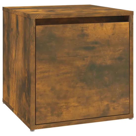 Louise Wooden Hallway Furniture Set In Smoked Oak_6