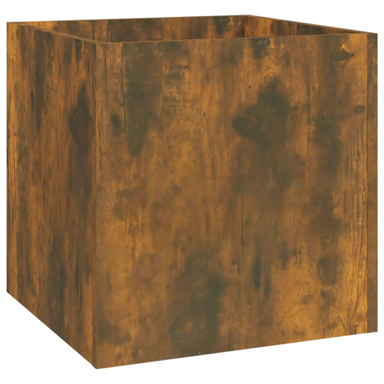 Louise Wooden Hallway Furniture Set In Smoked Oak_7