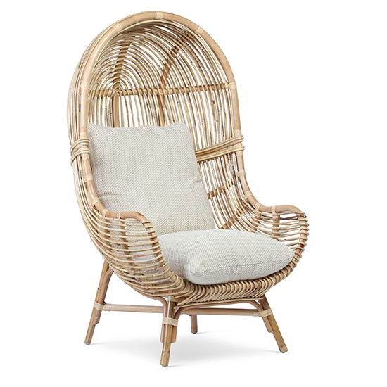 Loum Rattan Armchair With Jasper Seat Cushion_2