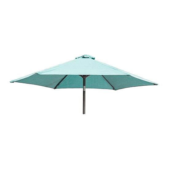 Photo of Loxe tilt and crank olefin 2500mm fabric parasol in jade