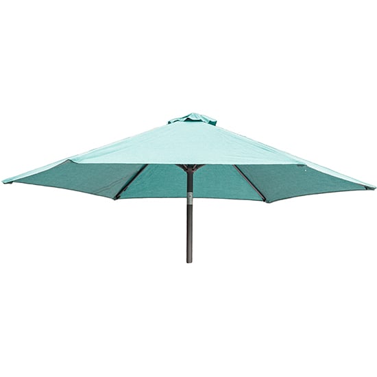 Photo of Loxe tilt and crank olefin 3000mm fabric parasol in jade