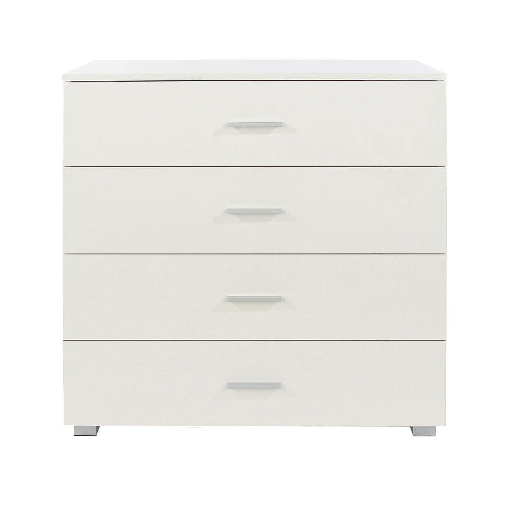Lufkin Wooden Chest Of 4 Drawers In White