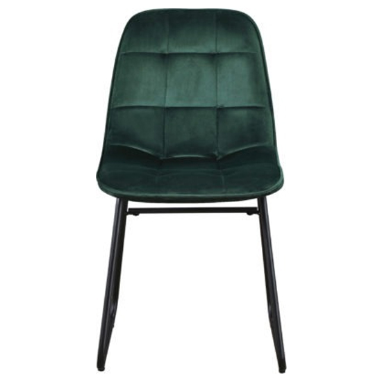 Lyster Emerald Green Velvet Dining Chairs In A Pair_3