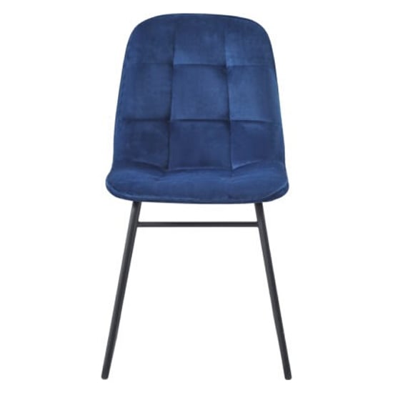 Lyster Sapphire Blue Velvet Dining Chairs In A Pair_3