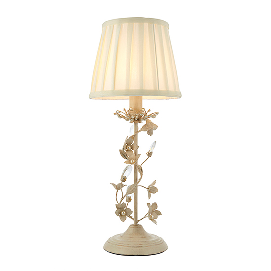Lullaby Clear And Pearl Acrylic Table Lamp In Cream_2