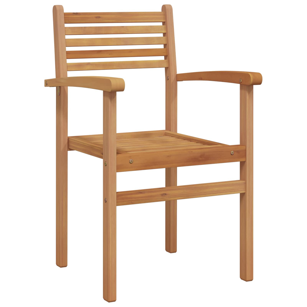 Lunaro Garden Solid Teak Wood Dining Table With 8 Chairs In Brown