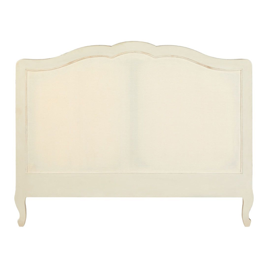 Luria Wooden Double Bed In White