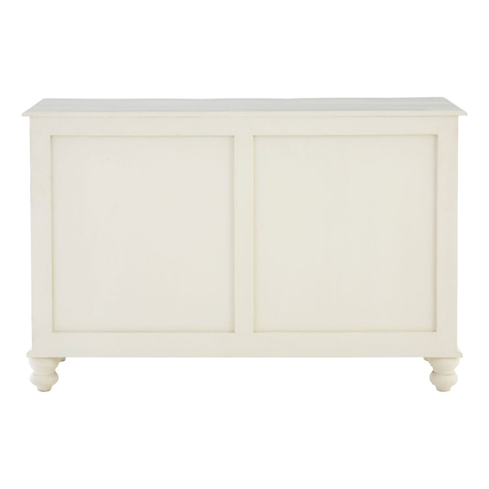 Luria Wooden Sideboard With 6 Drawers And 2 Doors In White