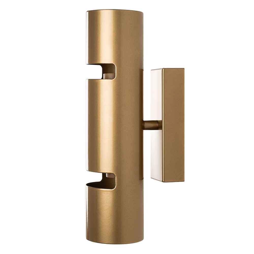 Luxora Metal Wall Lamp in Gold