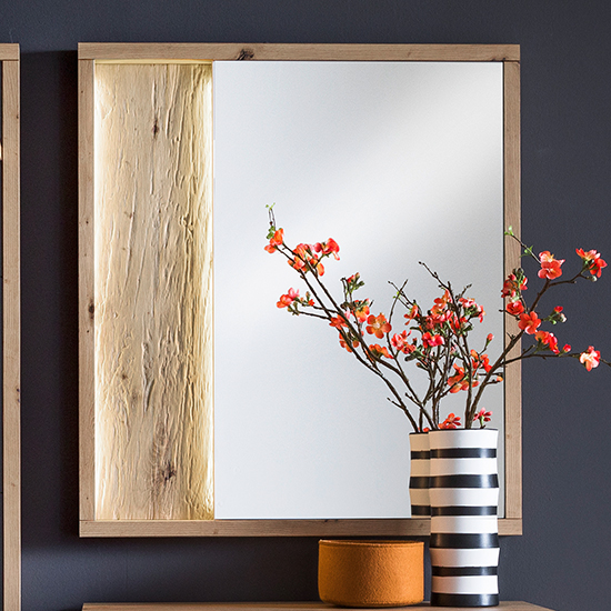 Read more about Lviv wooden wall mirror in planked oak