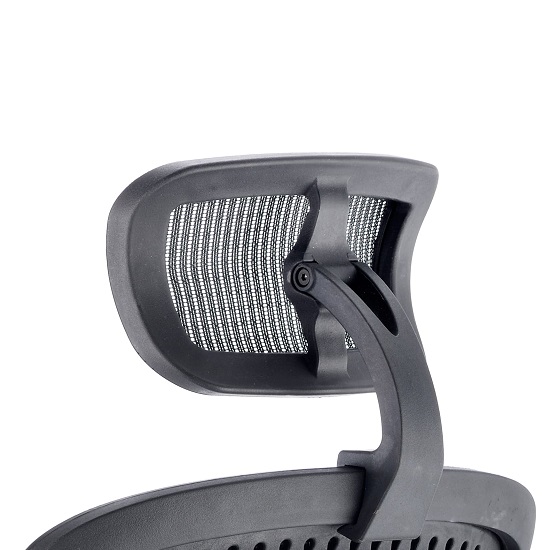 Lydock Mesh Executive Chair In Black With Headrest