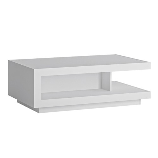 Read more about Lyco high gloss coffee table rectangular in white
