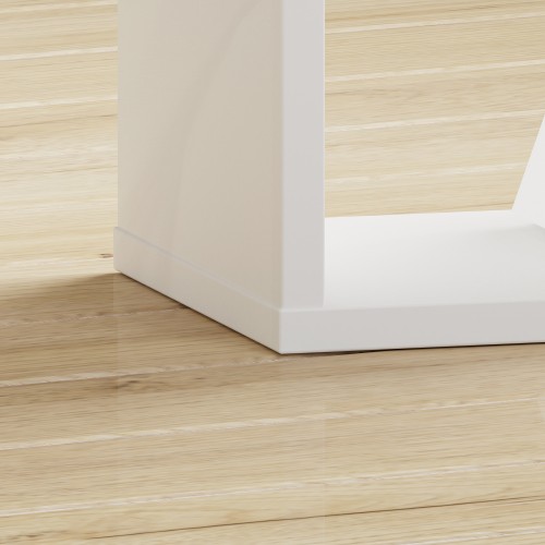 Mabon High Gloss Bookshelf In White