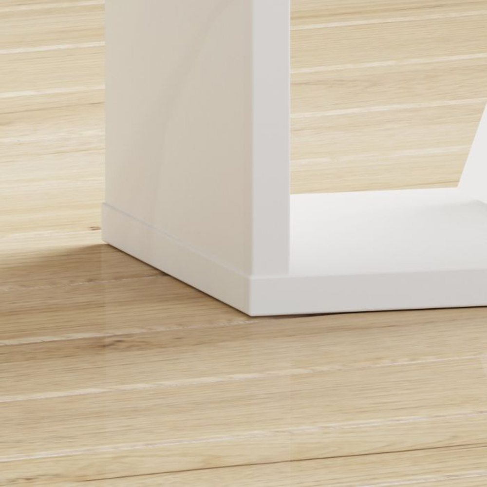 Mabon High Gloss Bookshelf In White